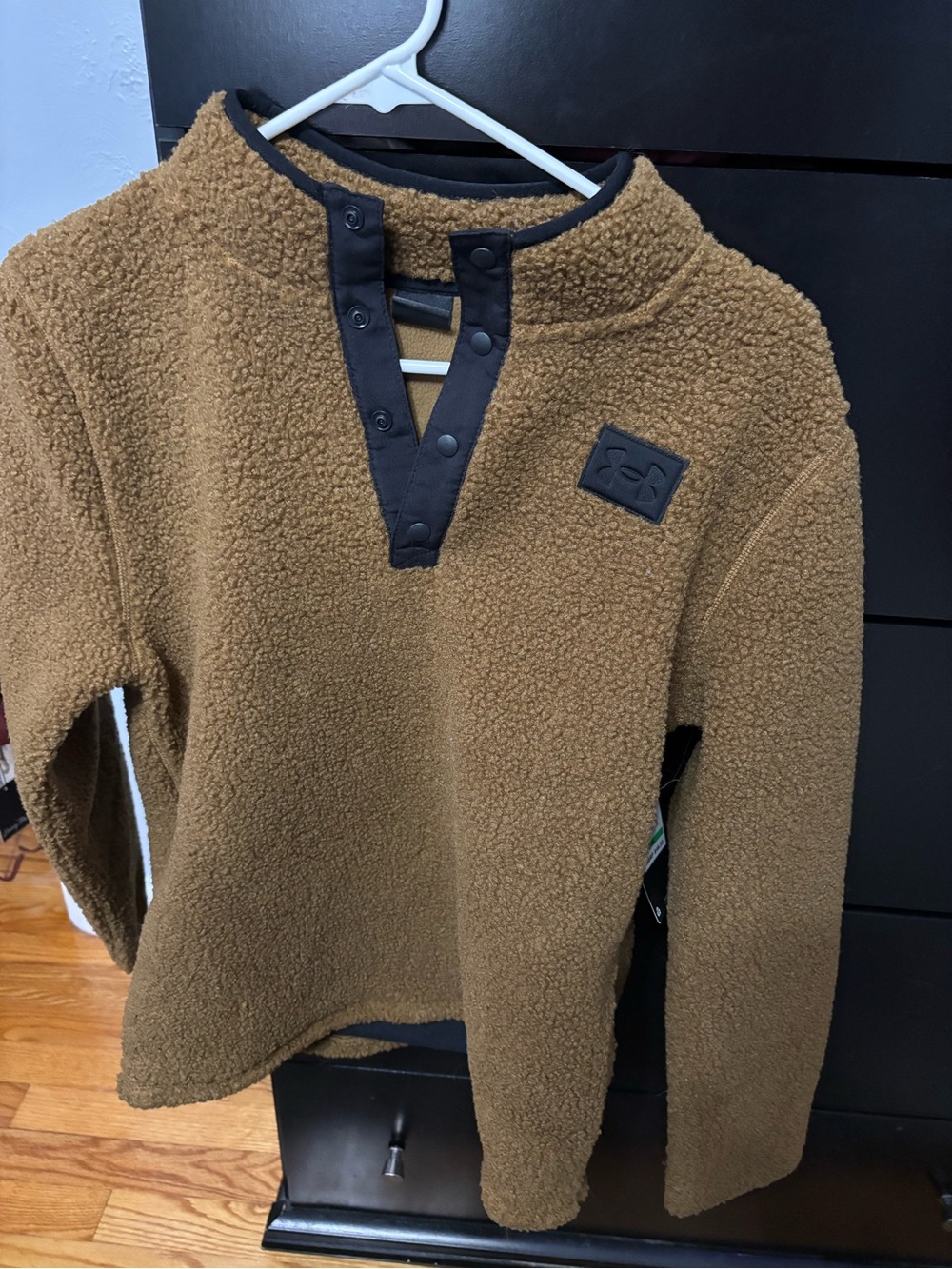 Under Armour Men’s Brown Sherpa Snap Pullover